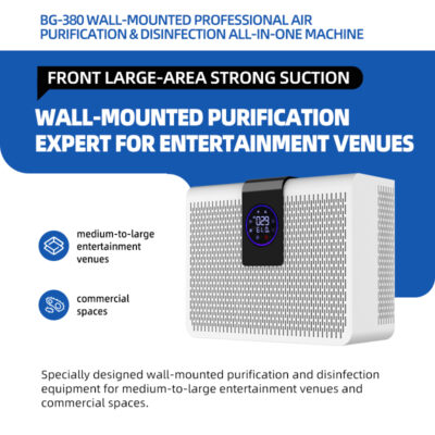 Touch Screen Portable Electric Air Purifier with Nylon Prefilter HEPA Filter Carbon Filter Tio2 Filter UVC Lamp & Plasma